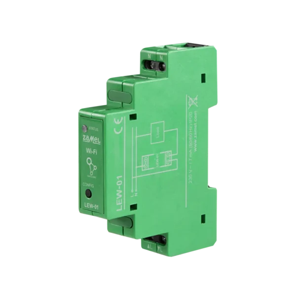 MONITOR ENERGII ELEKTRYCZNEJ 1-FAZOWY 16 A LEW-01