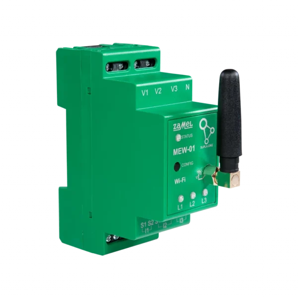 MONITOR ENERGII ELEKTRYCZNEJ WI-FI 3F+N MEW-01