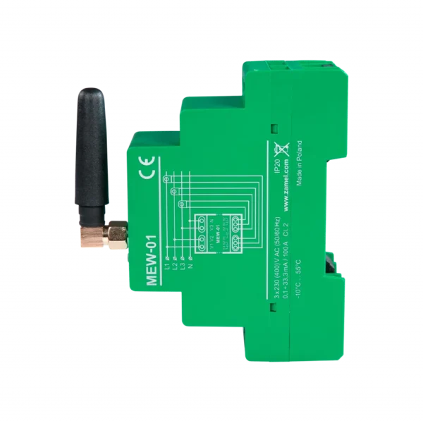 MONITOR ENERGII ELEKTRYCZNEJ WI-FI 3F+N MEW-01